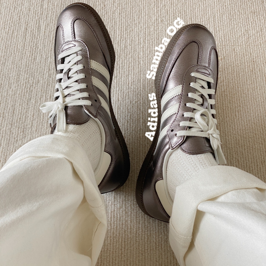 Giay Adidas Wmns Samba OG 'Metallic Gum' JI4219