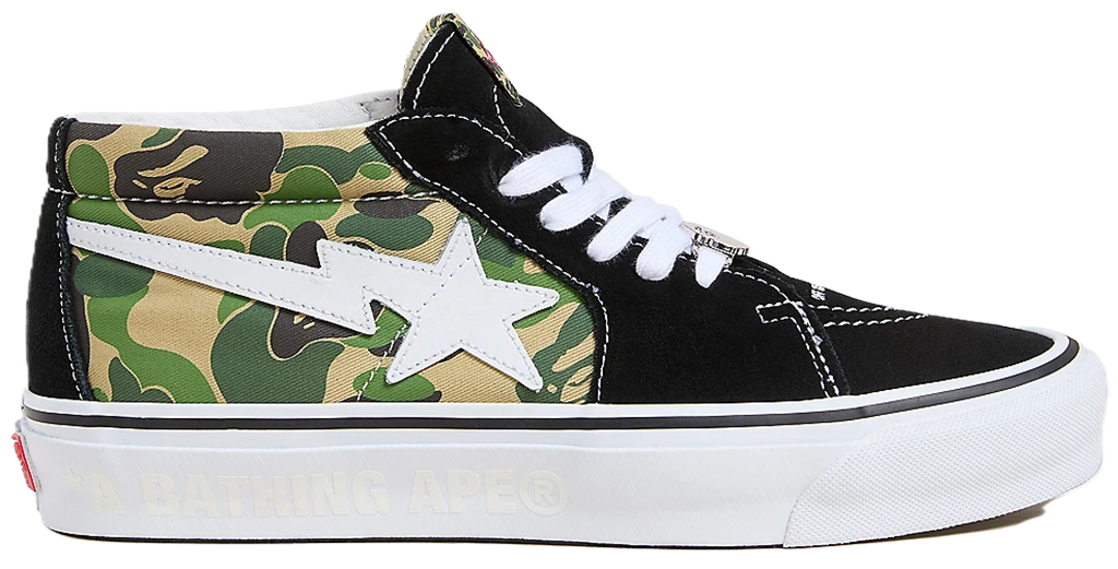 Giay Vans Sk8-Mid x Bape 'Camo' VN000MZGCX3