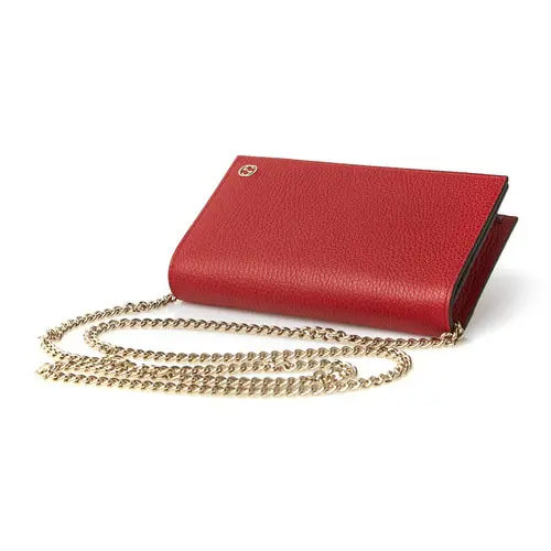 Tui Gucci GG Mini Chain Cross Bag 'Red' 466506-CAO0G-6420