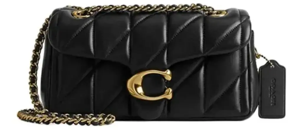 Tui Coach Bolsa Shoulder Bag Quilted Tabby 20 'Black' CP149-B4BK