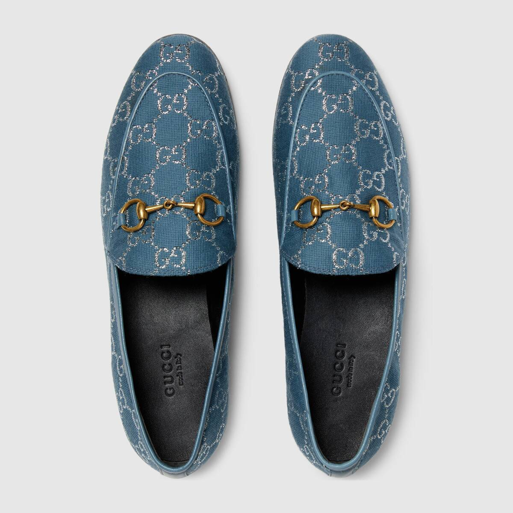 Giay Gucci Mocassini Jordaan GG 'Blue' 431467-2C820-4691