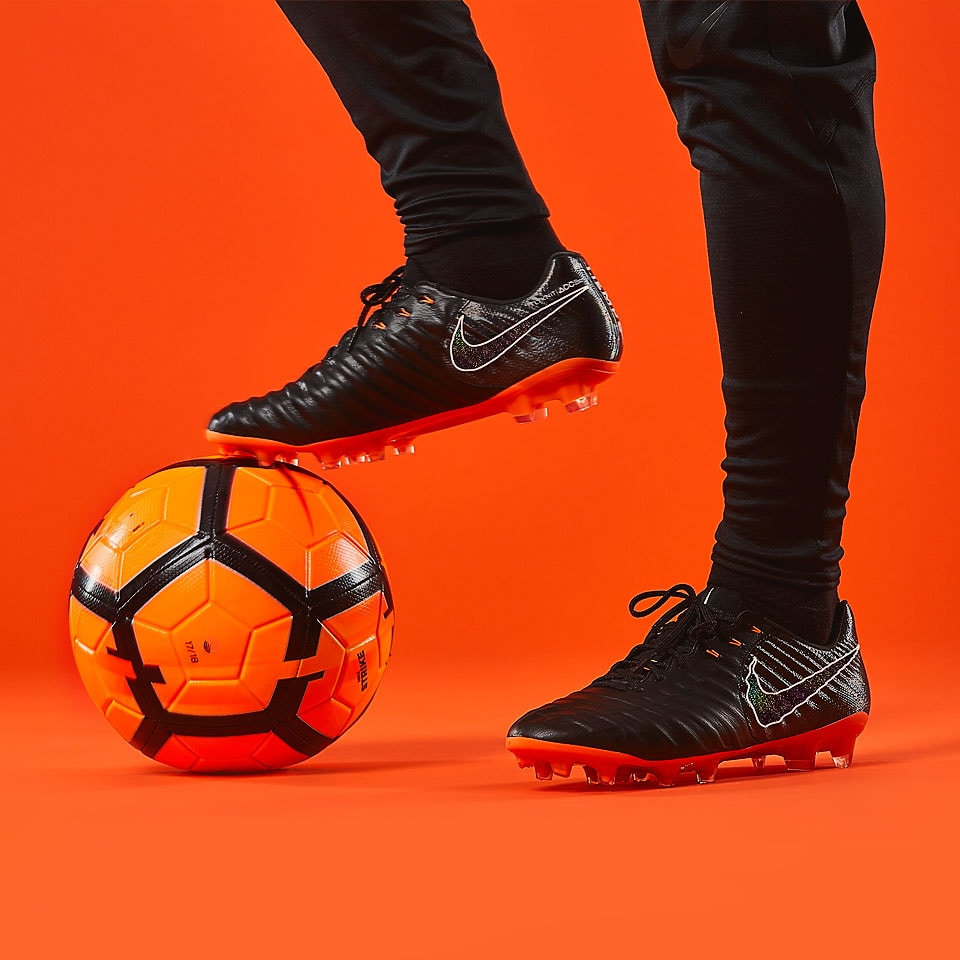 Giay Nike Tiempo Legend 7 Elite FG 'Black Total Orange' AH7238-080