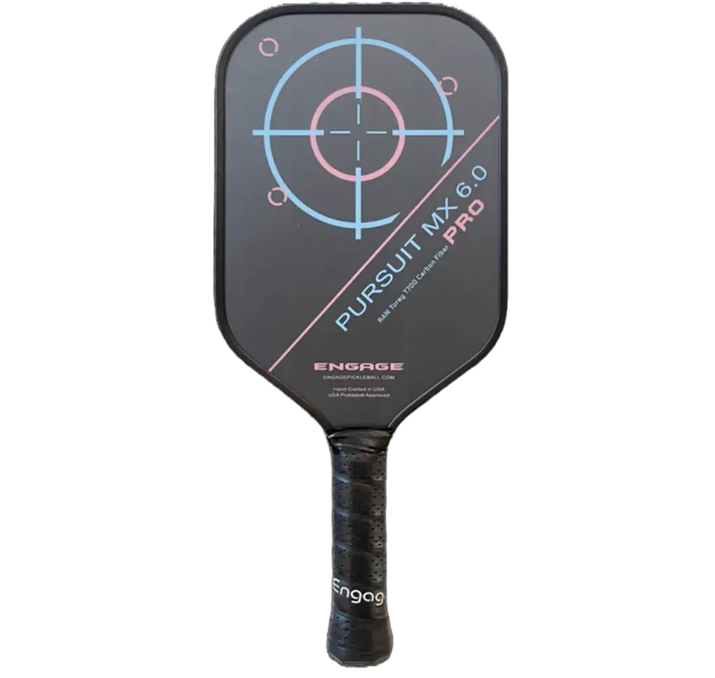 Vot Pickleball Racket Engage Pursuit Pro MX 6.0 Elongated 'Jessie Irvine'