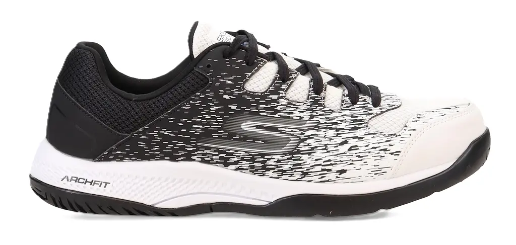 Giay Skechers Viper Court 'Black White' 246070C-WBK