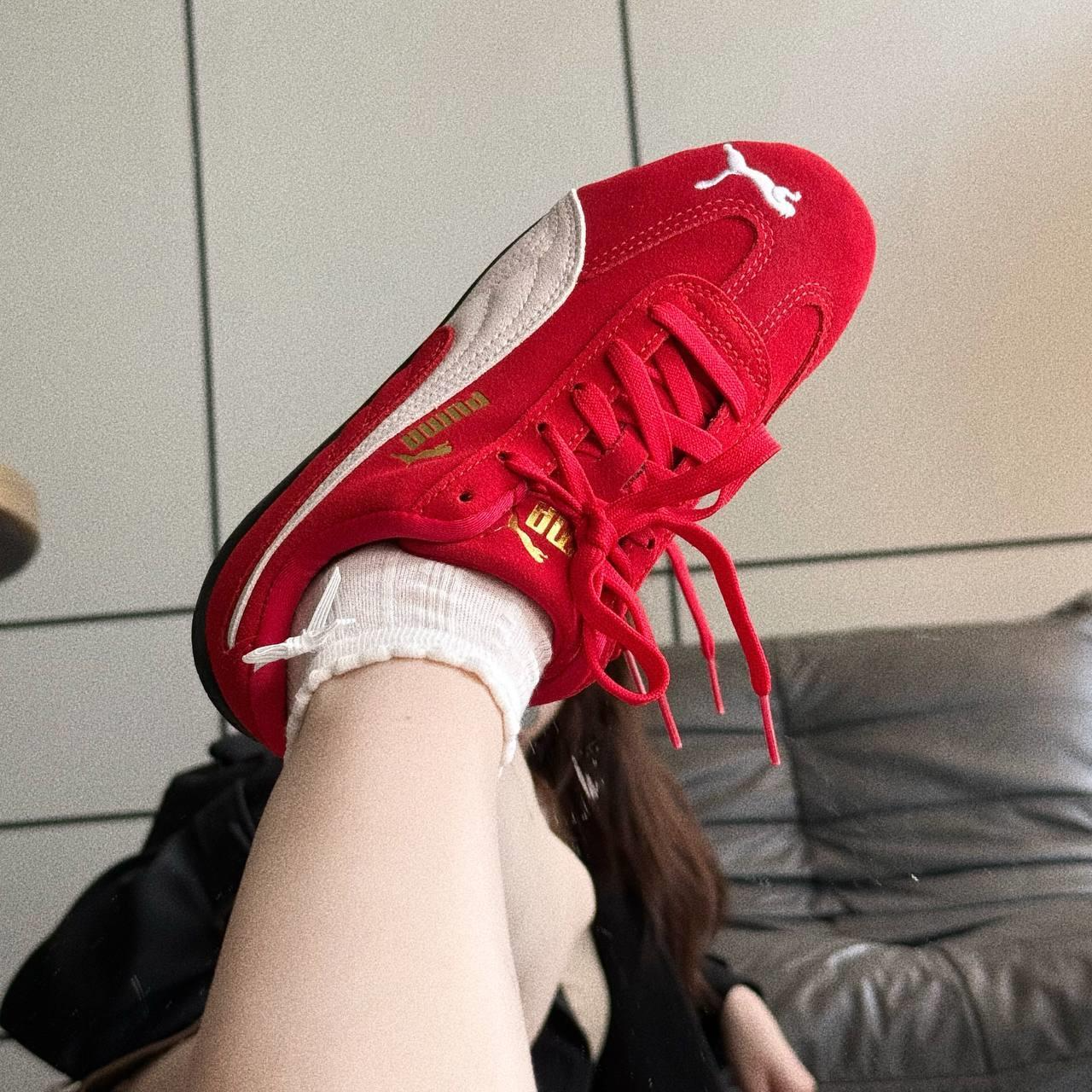 Giay Puma Speedcat OG Jr 'Red White' 401698-02