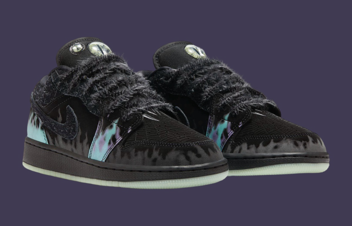 Giay Nike Air Jordan 1 Low GS 'Halloween Fortune Fly' HQ3442-001