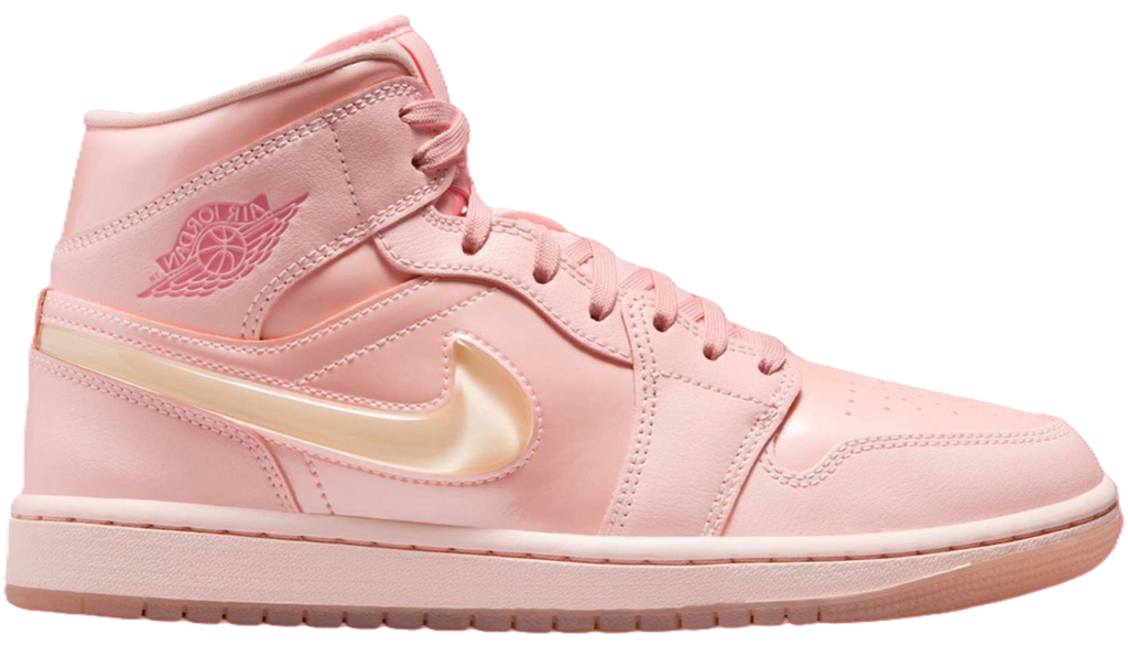 Giay Nike Air Jordan 1 Mid 'Pink Patent Valentine's Day' HF3173-600