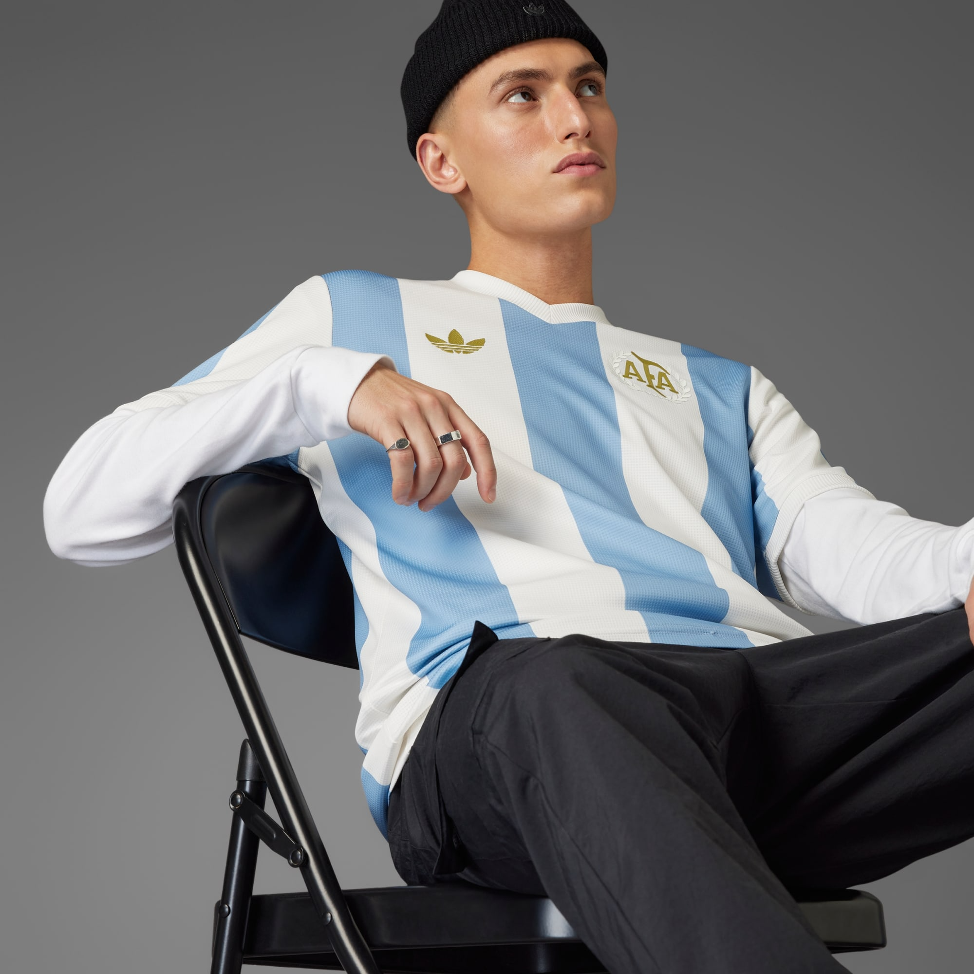 Ao Adidas Argentina Anniversary Jersey 'Blue' JF2641