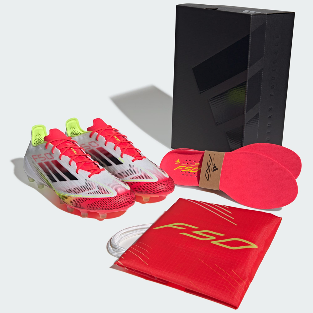 Giay Adidas F50 Elite Artificial Grass Cleats 'White' IE1265