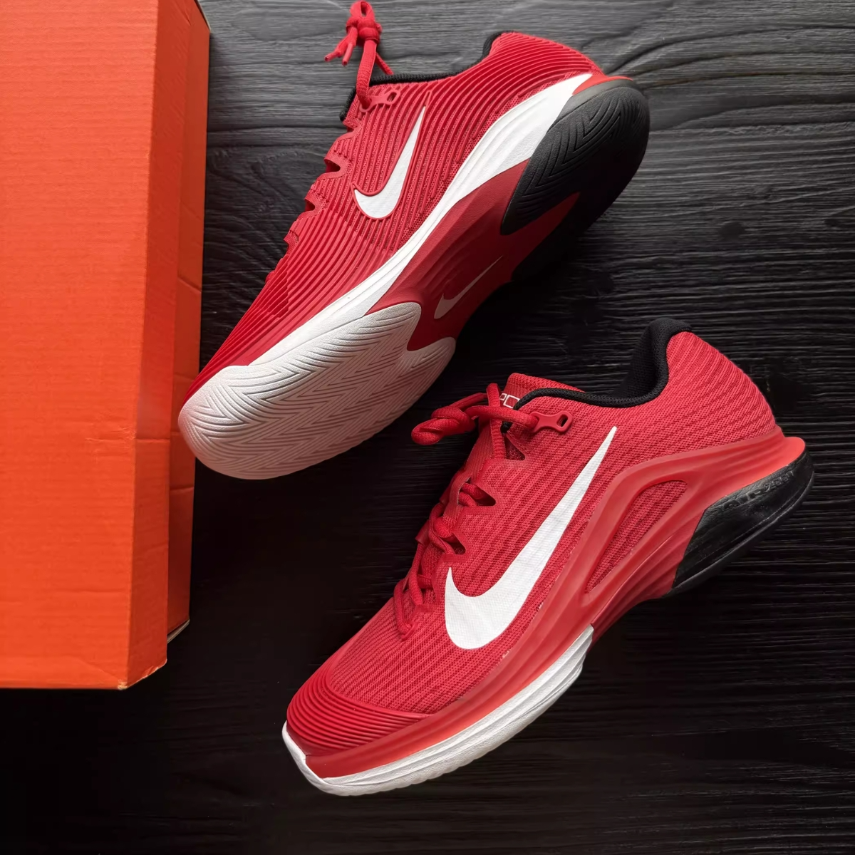 Alternative view of Giày Nike Court Air Zoom Vapor 12 HC 'University Red' FV5552-600