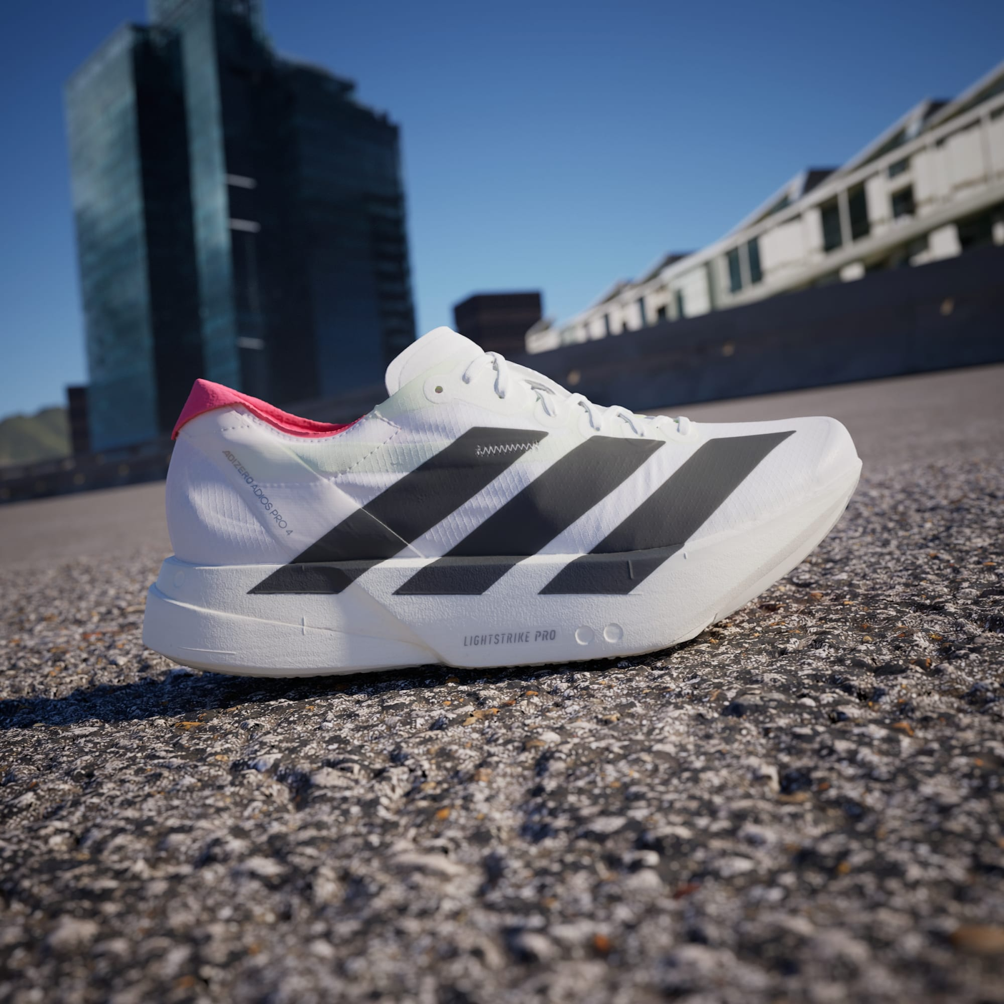 Giay Adidas Adizero Adios Pro 4 'White Black' JR1094