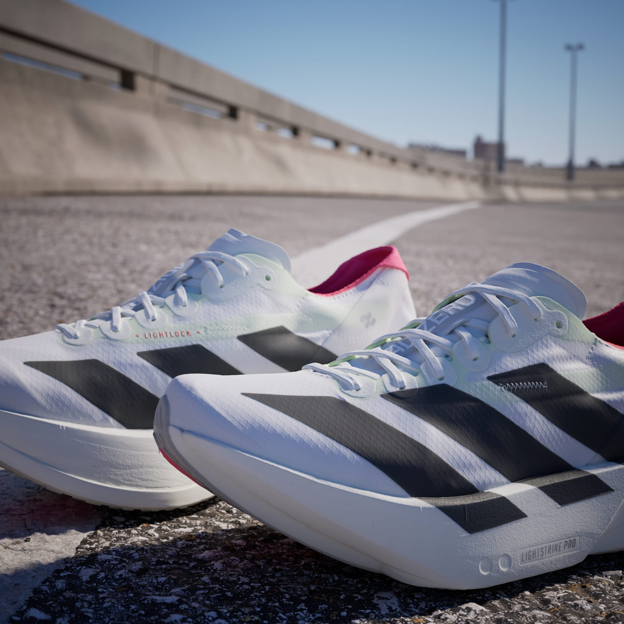 Giay Adidas Adizero Adios Pro 4 'White Black' JR1094