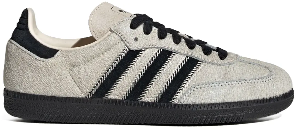 Giay Adidas Samba OG 'Wonder White Black Pony' JP5329