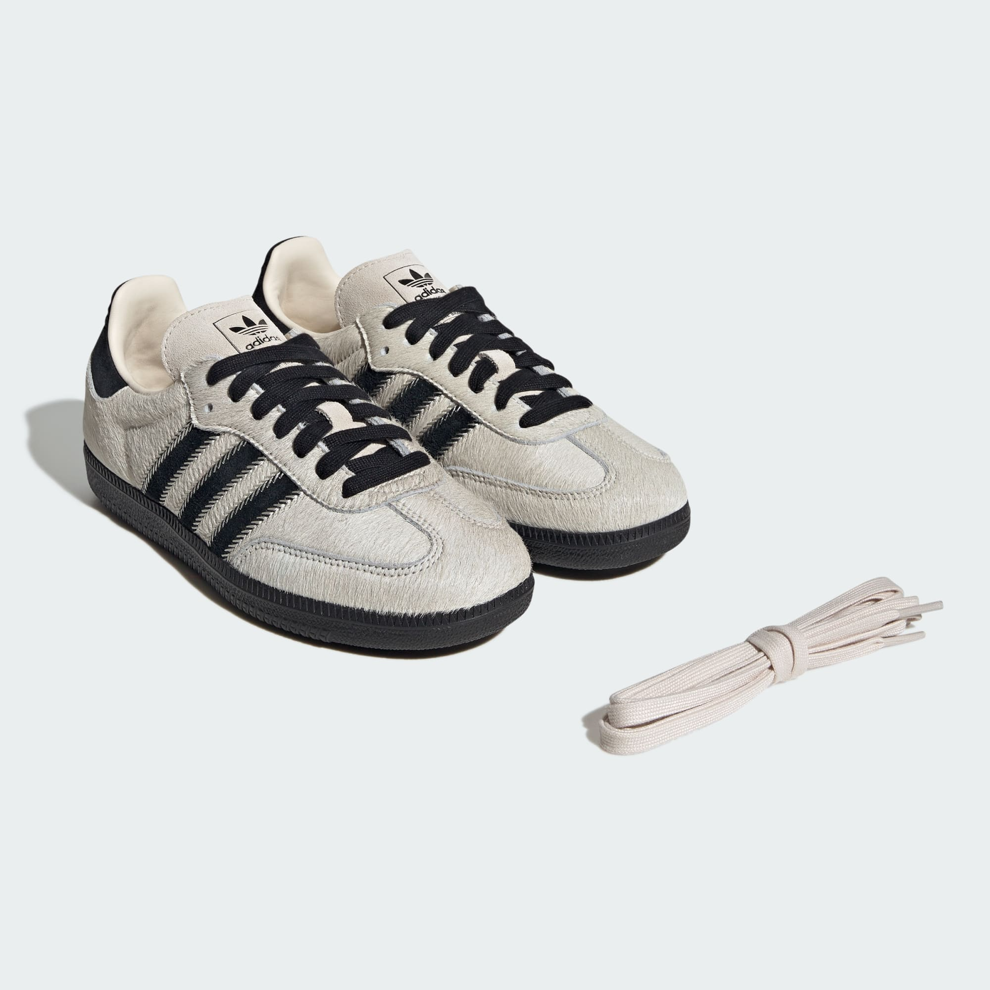 Giay Adidas Samba OG 'Wonder White Black Pony' JP5329