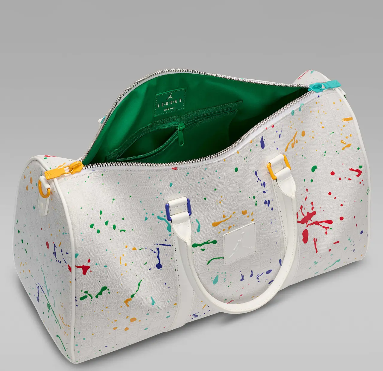 Tui Nike Jordan Monogram Duffle Duffle Bag 'White' FJ6787-133