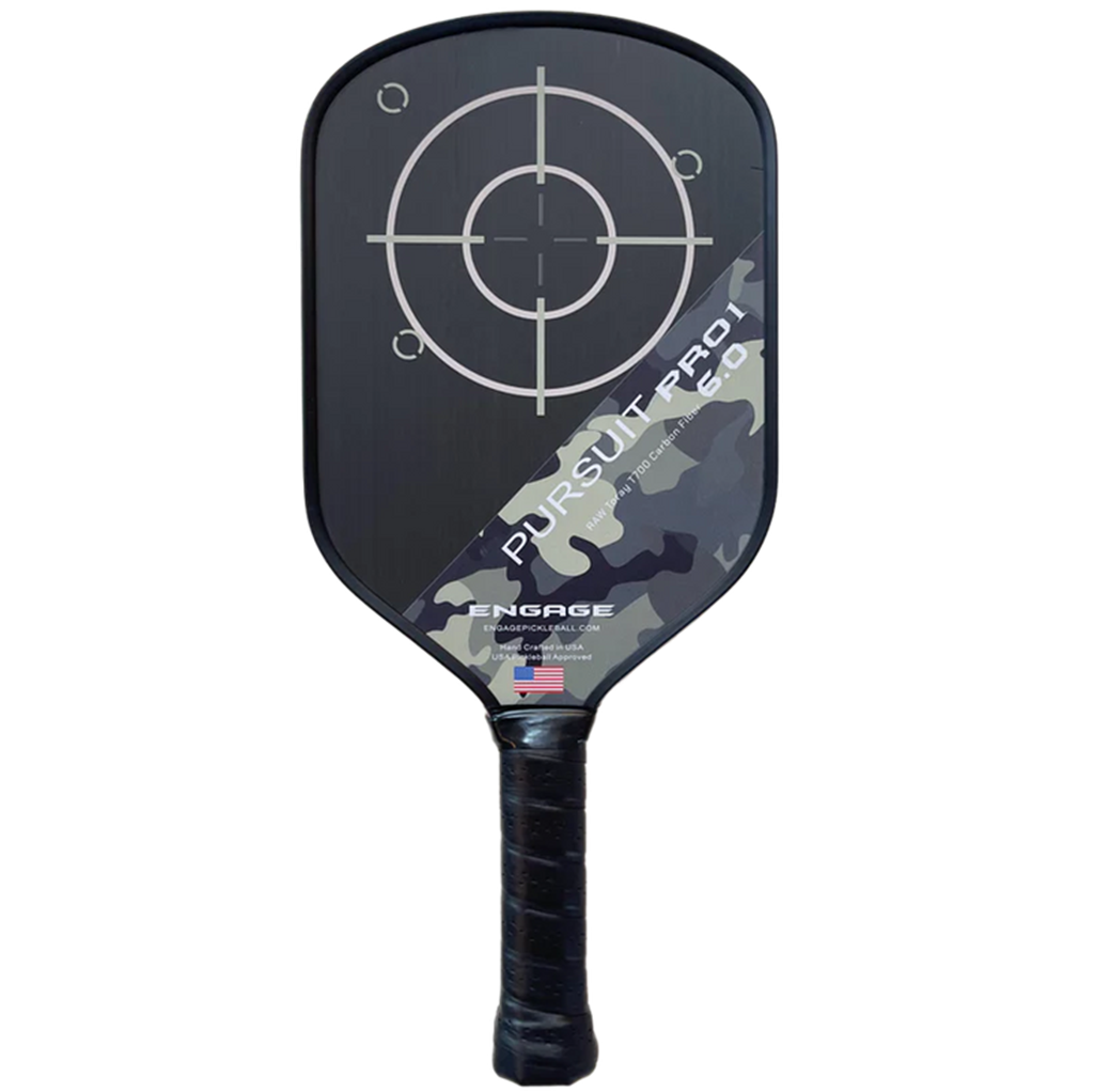 Vot Pickleball Racket Engage Pursuit Pro1 6.0 Power Series 'Camouflage'