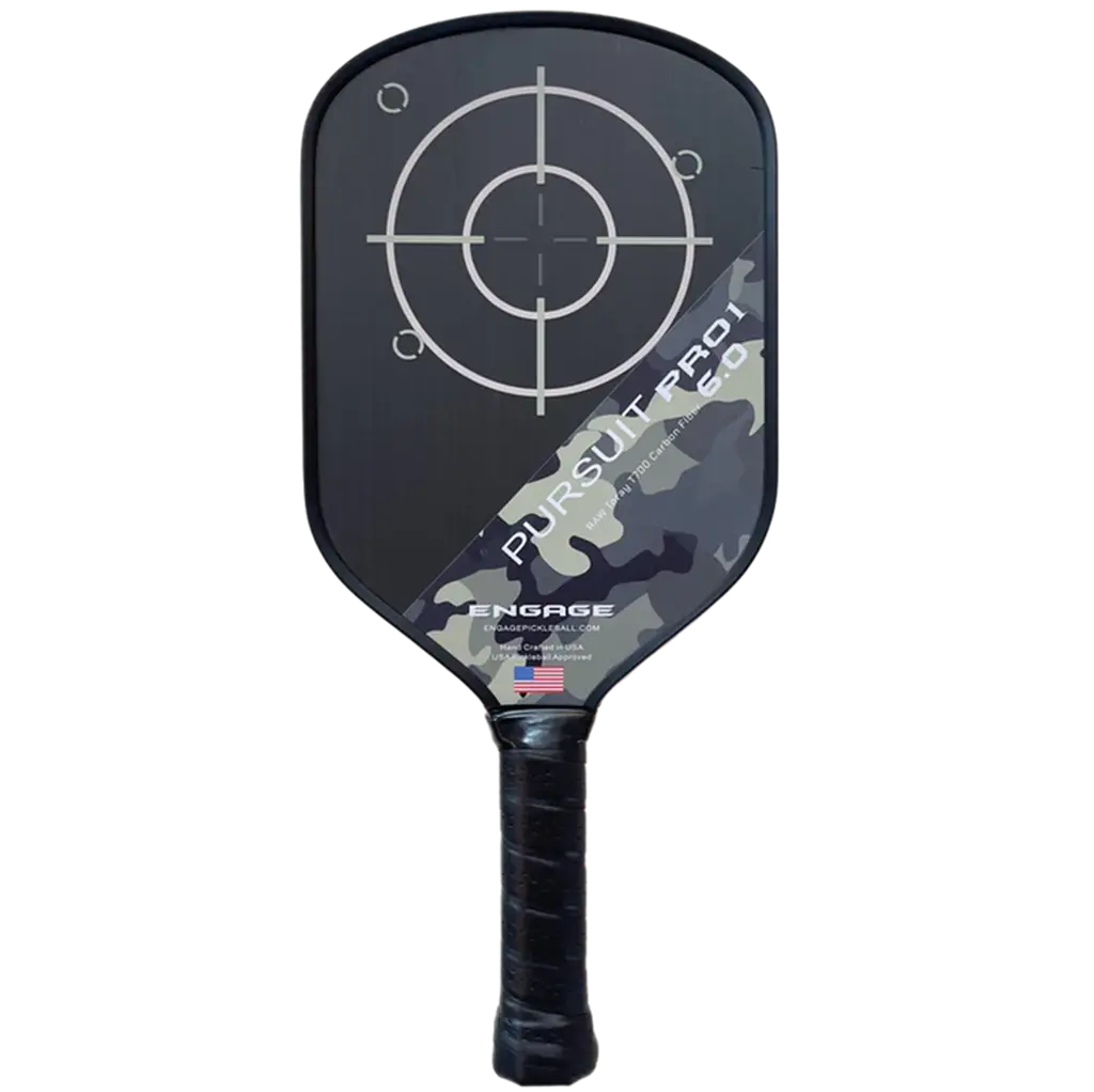 Vot Pickleball Racket Engage Pursuit Pro1 6.0 Power Series 'Camouflage'