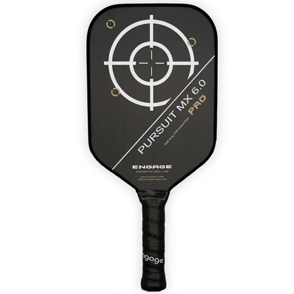 Vot Pickleball Racket Engage Pursuit Pro MX 6.0 Elongated 'Arctic Gold'