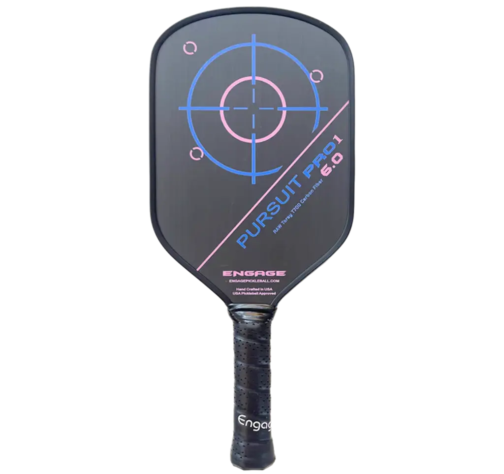 Vot Pickleball Racket Engage Pursuit Pro1 6.0 Power Series 'Jessie Irvine'