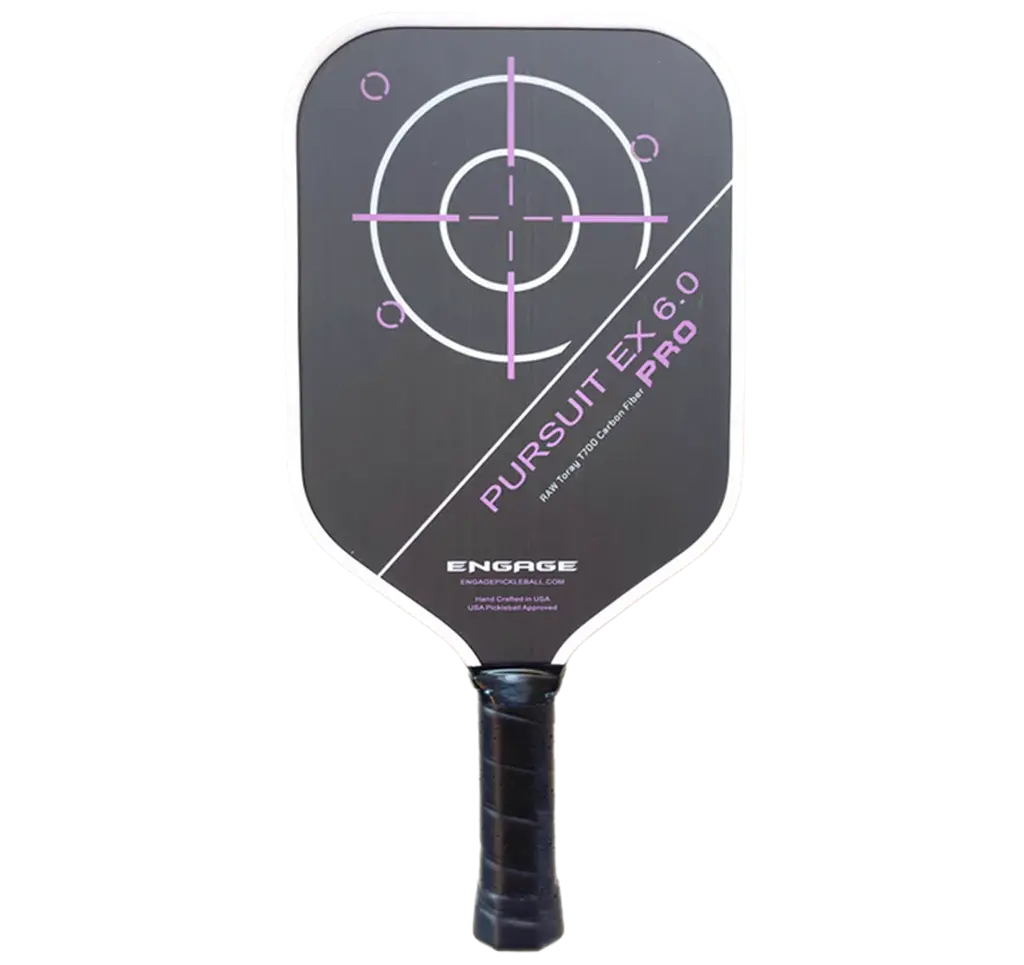 Vot Pickleball Racket Engage Pursuit Pro EX 6.0 Standard 'Deep Magenta'