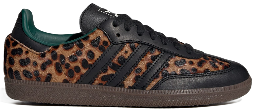 Giay Adidas Samba OG 'Black Green Leopard' JI2735