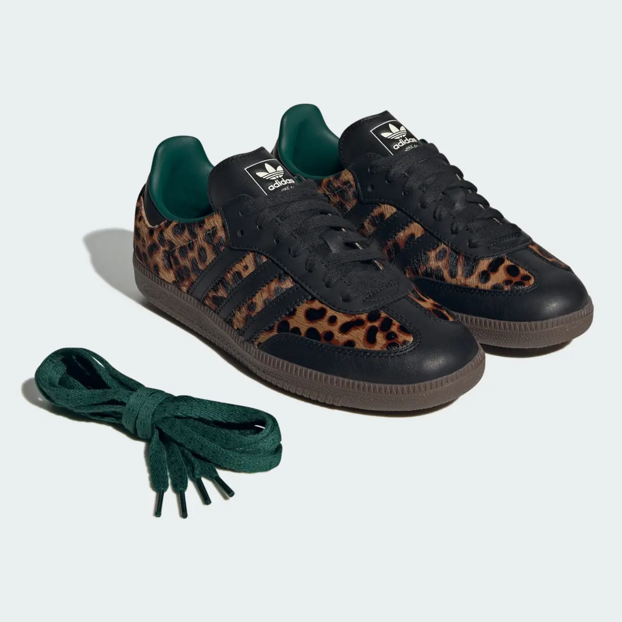 Giay Adidas Samba OG 'Black Green Leopard' JI2735