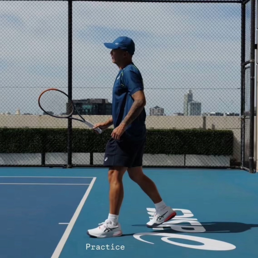 Giay Asics Gel Resolution X 'White Indigo Fog' 1041A481-110