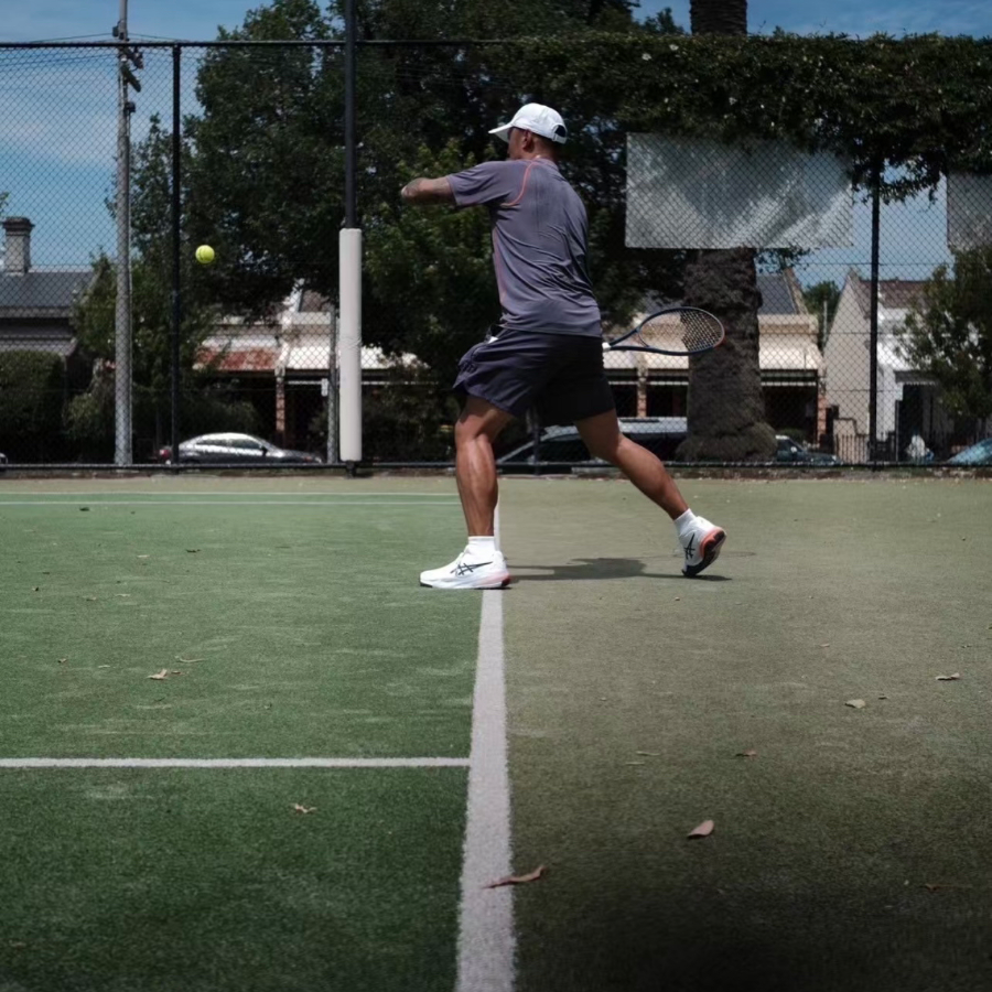 Giay Asics Gel Resolution X 'White Indigo Fog' 1041A481-110