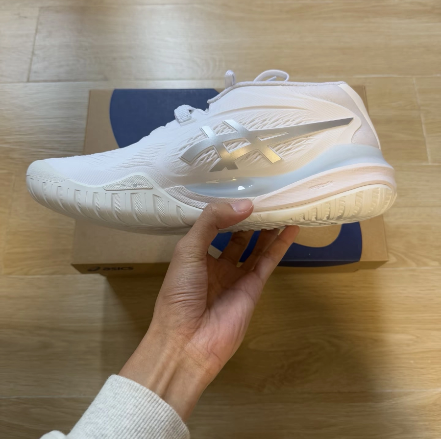 Giày Asics Gel Resolution X 'White Pure Silver' 1042A279-100 - Ảnh 3