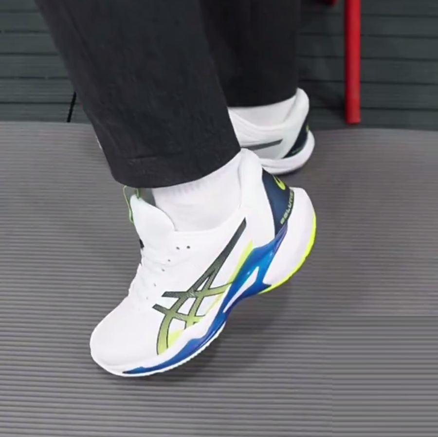 Giày Asics Solution Speed FF 3 'White Mako Blue' 1041A438-102 - Ảnh 4