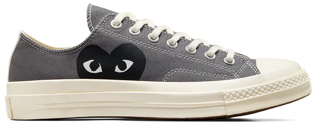 Giay Converse Chuck Taylor All Star 70 Ox x Comme des Garcons Play 'Grey' A08797C