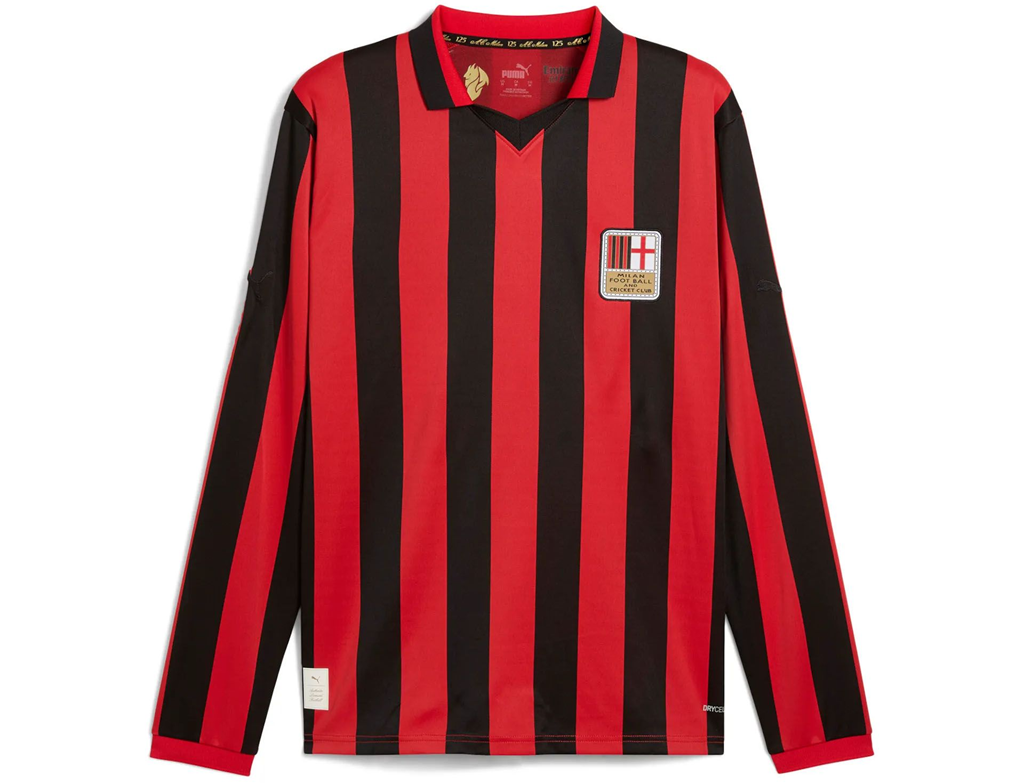 Ao Puma AC Milan 125th Anniversary Jersey 'Red Black' 775052-04