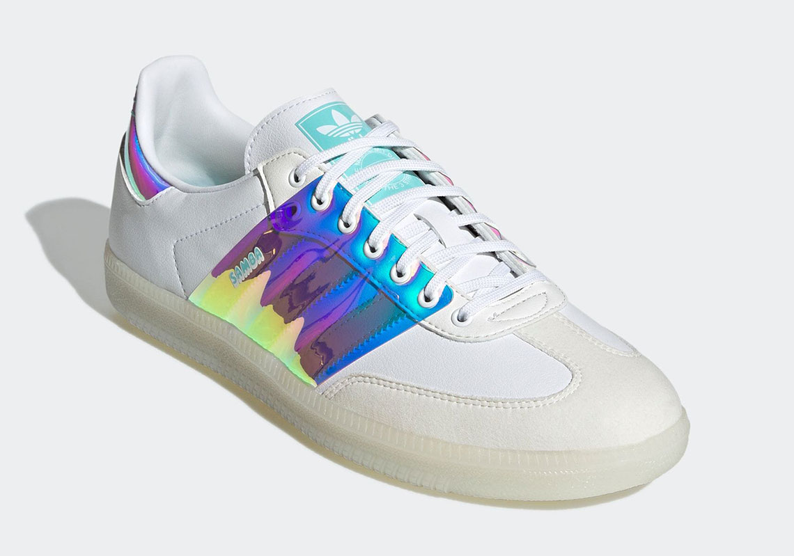 Giay Adidas Samba OG 'White Iridescent' GX1024