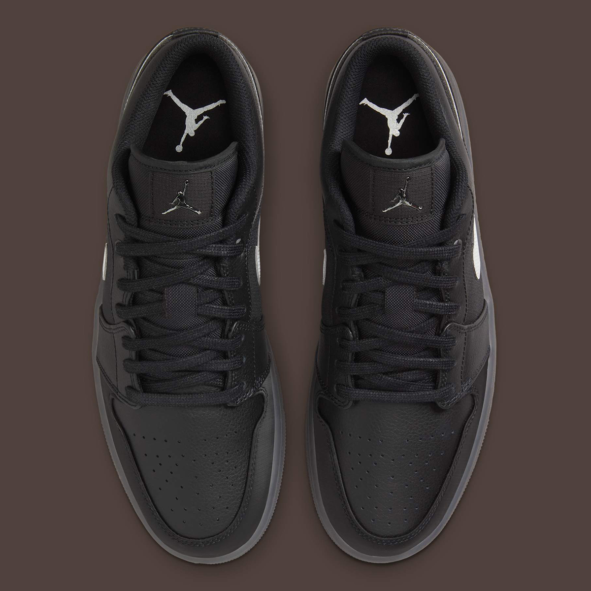 Giay Nike Air Jordan 1 Low 'Black White Dark Gum' HV5968-001