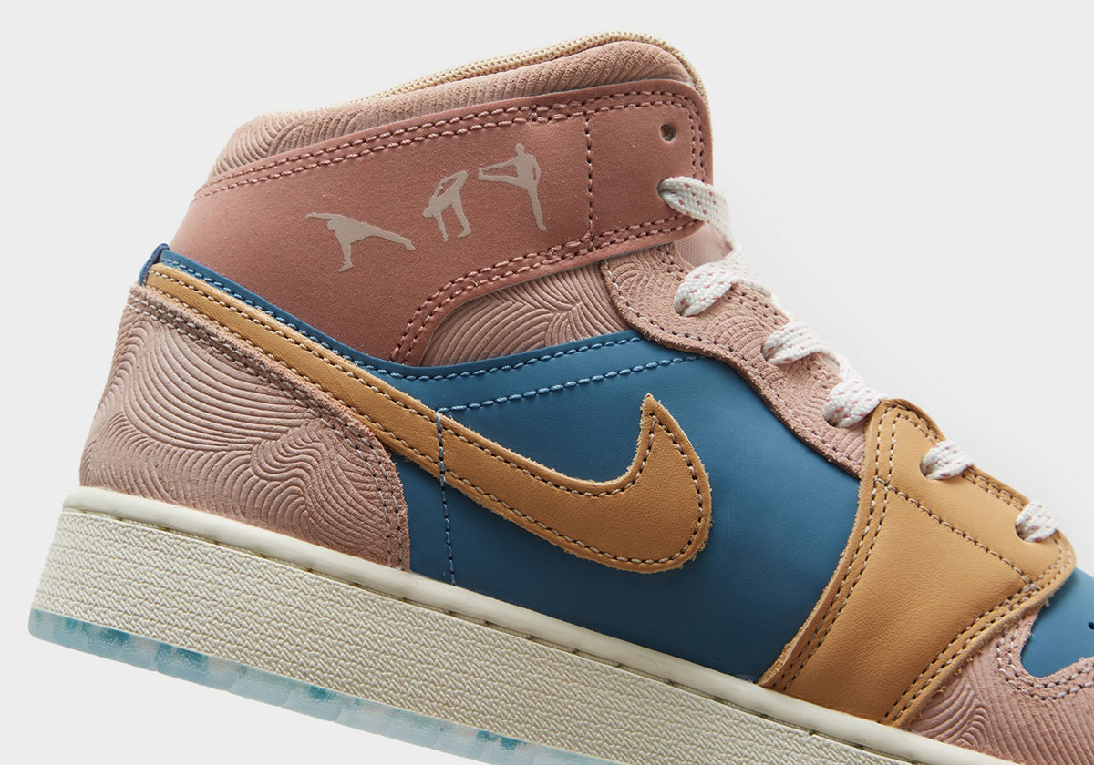 Giay Nike Air Jordan 1 Mid SE GS 'Zen' FN7452-400