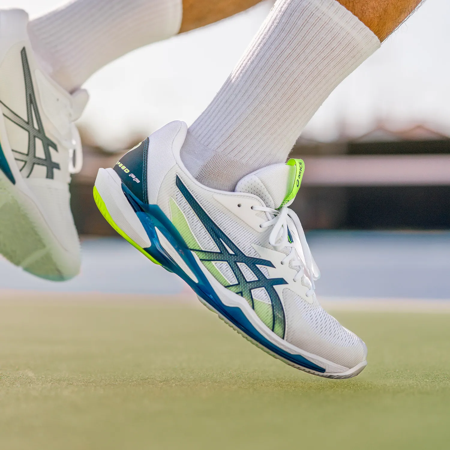 Giày Asics Solution Speed FF 3 'White Mako Blue' 1041A438-102 - Ảnh 5