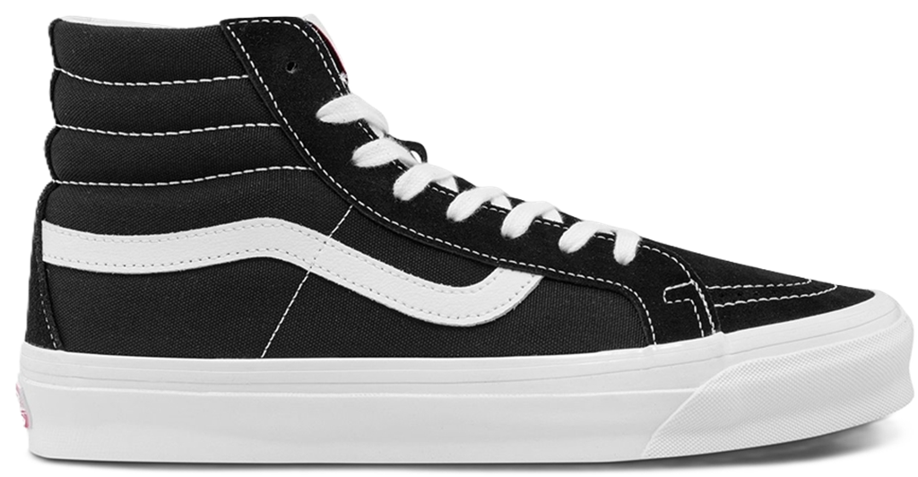 Giay Vans Vault OG Sk8-Hi LX 'Black True White' VN0A4BVBOIU