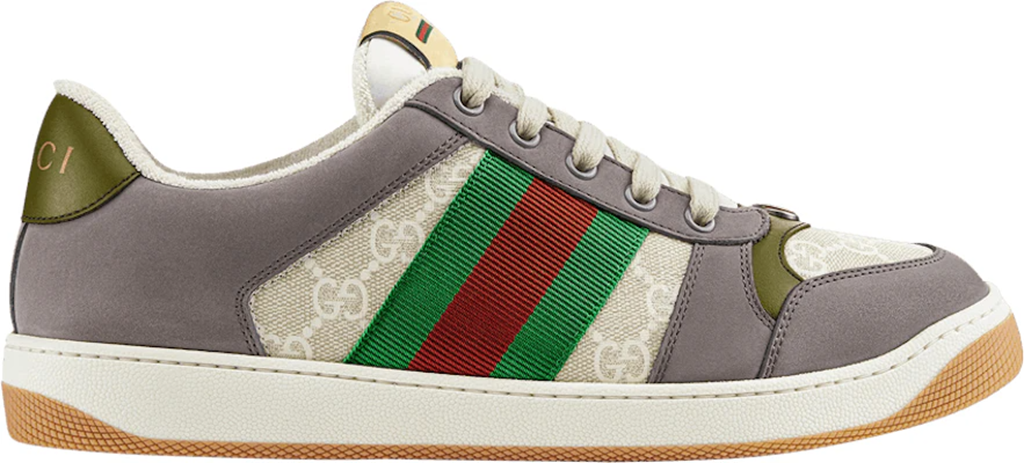 Giay Gucci Screener GG Canvas 'Grey Beige' 703648-UULG0-9680