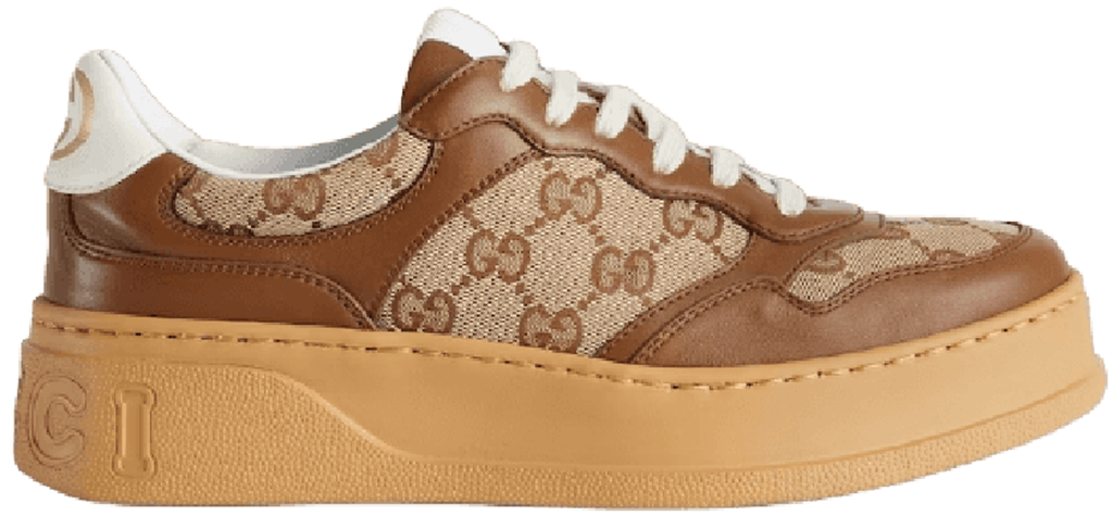 Giay Gucci GG Trainer 'Beige And Ebony' ‎676092-UPG20-2866