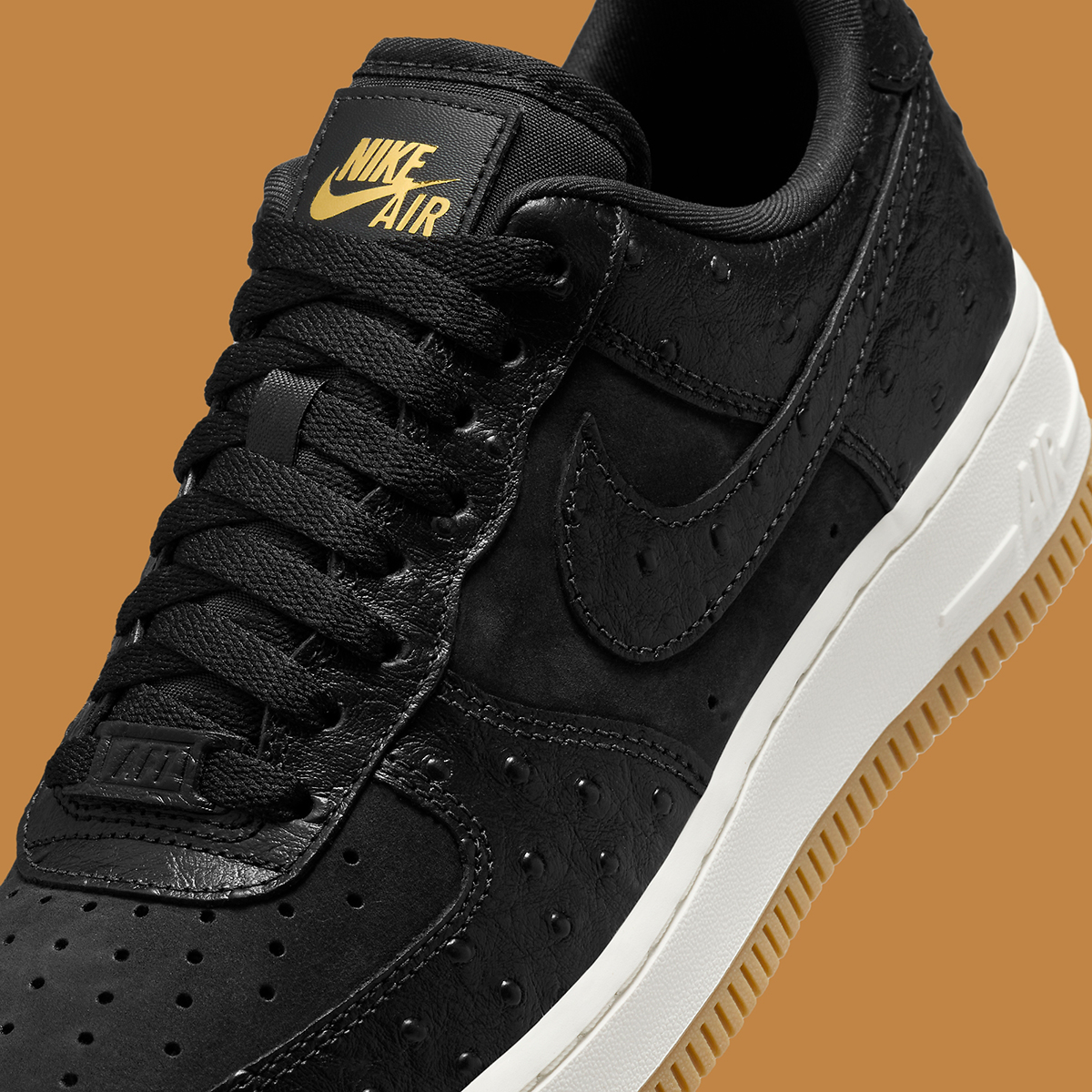 Giay Nike Air Force 1 Low 'Black Ostrich' DZ2708-002