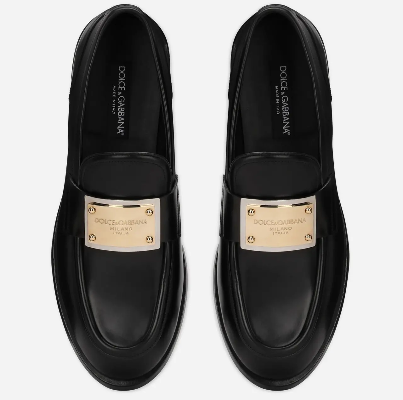 Giay Dolce & Gabbana Brushed Loafers 'Black' A30203AB64080999