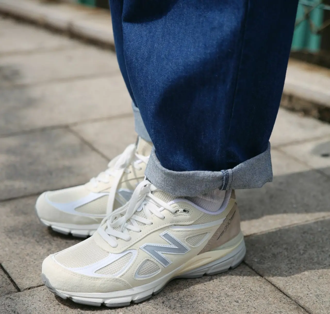 Giay New Balance 990v4 MiUSA 'Limestone' U990TE4