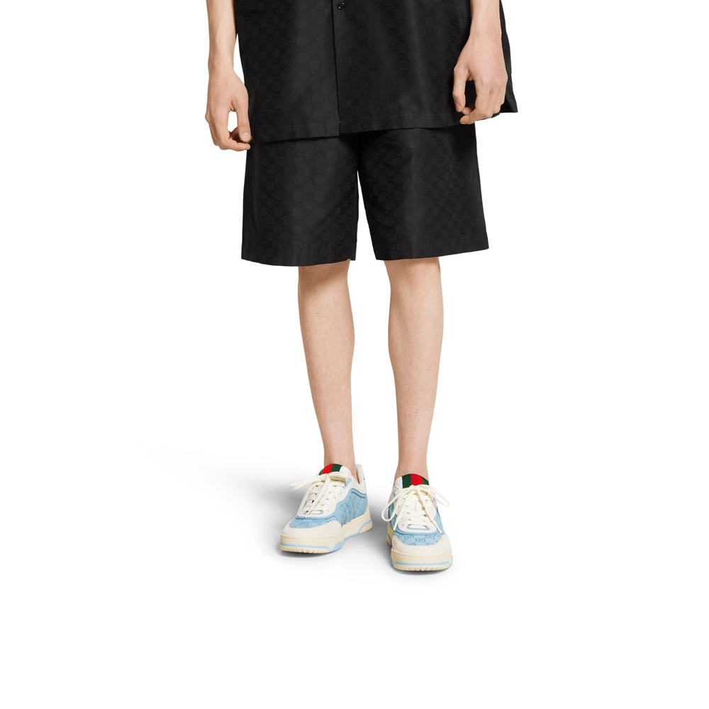 Giay Gucci Re-Web Sneaker 'Light Blue' 824221-AADJA-9571