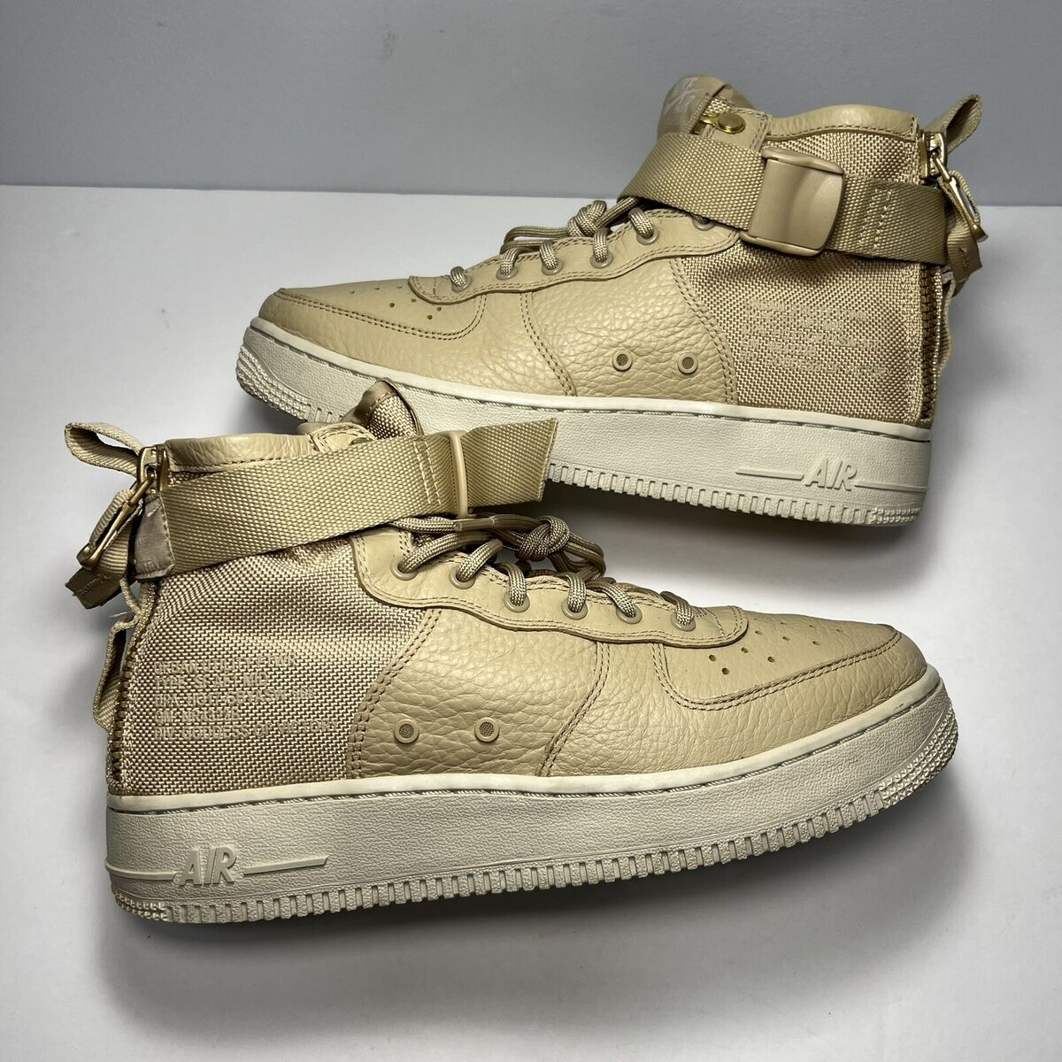 Giay Nike SF Air Force 1 Mid GS 'Mushroom' AJ0424-200