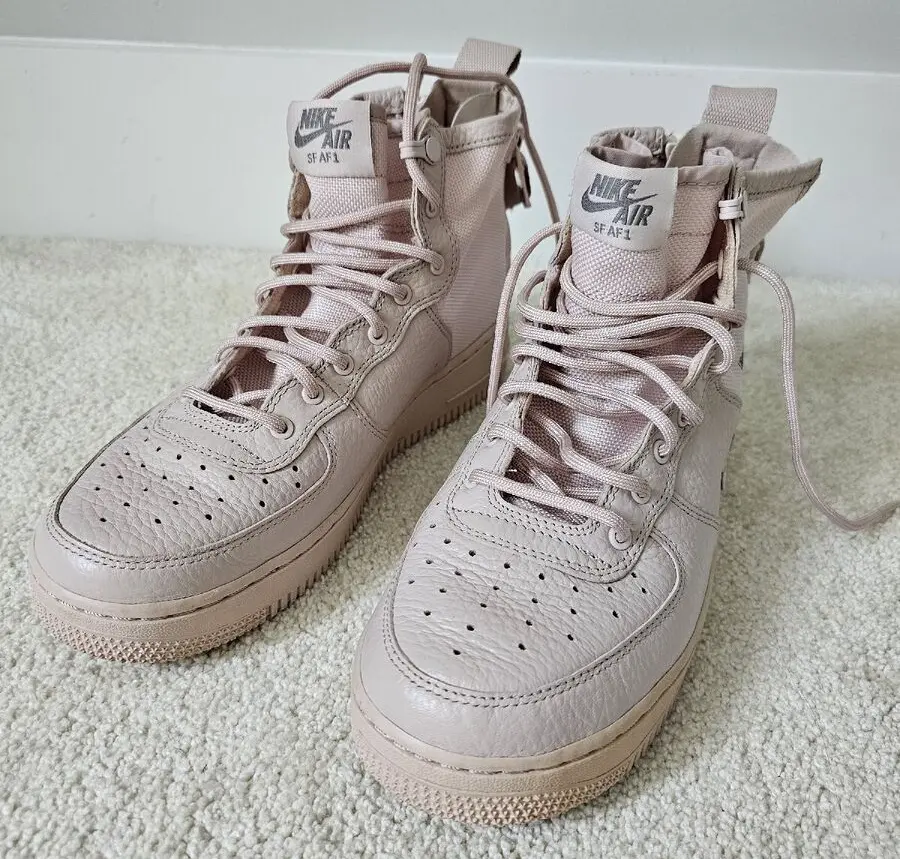 Giay Nike SF Air Force 1 Mid GS 'Silt Red' AJ0424-600