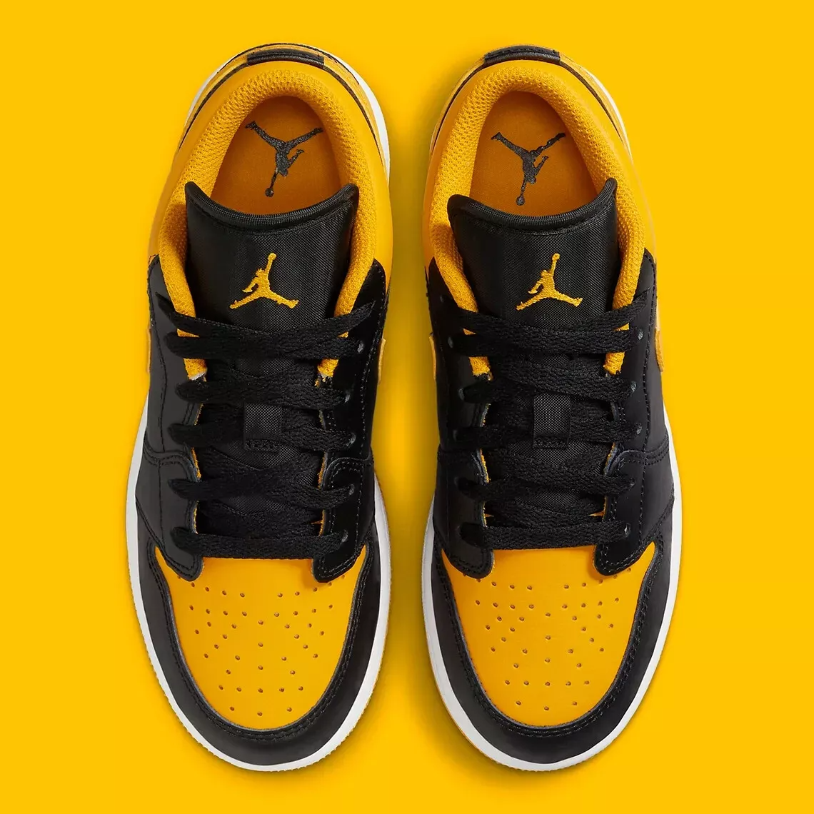 Giay Nike Air Jordan 1 Low GS 'Yellow Ochre' 553560-072
