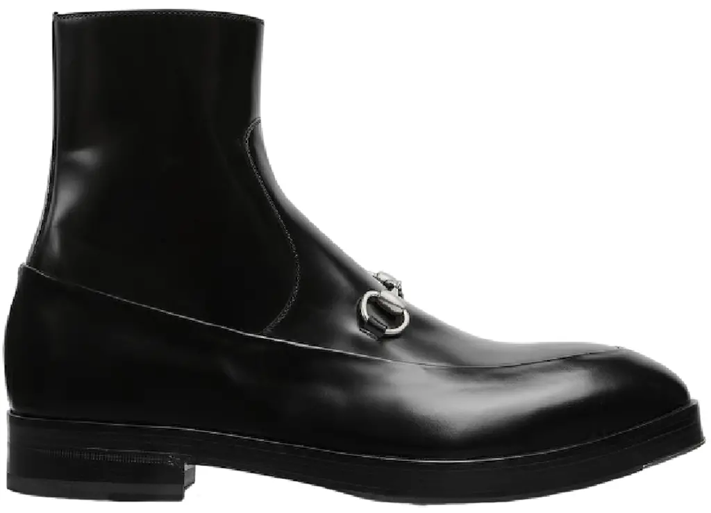 Giay Gucci Ankle Boot 'Black' 823583-AAEAK-1000