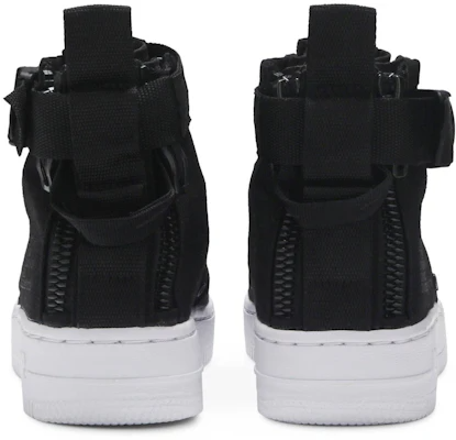 Giay Nike SF Air Force 1 GS 'Mid Black White' AJ0424-004