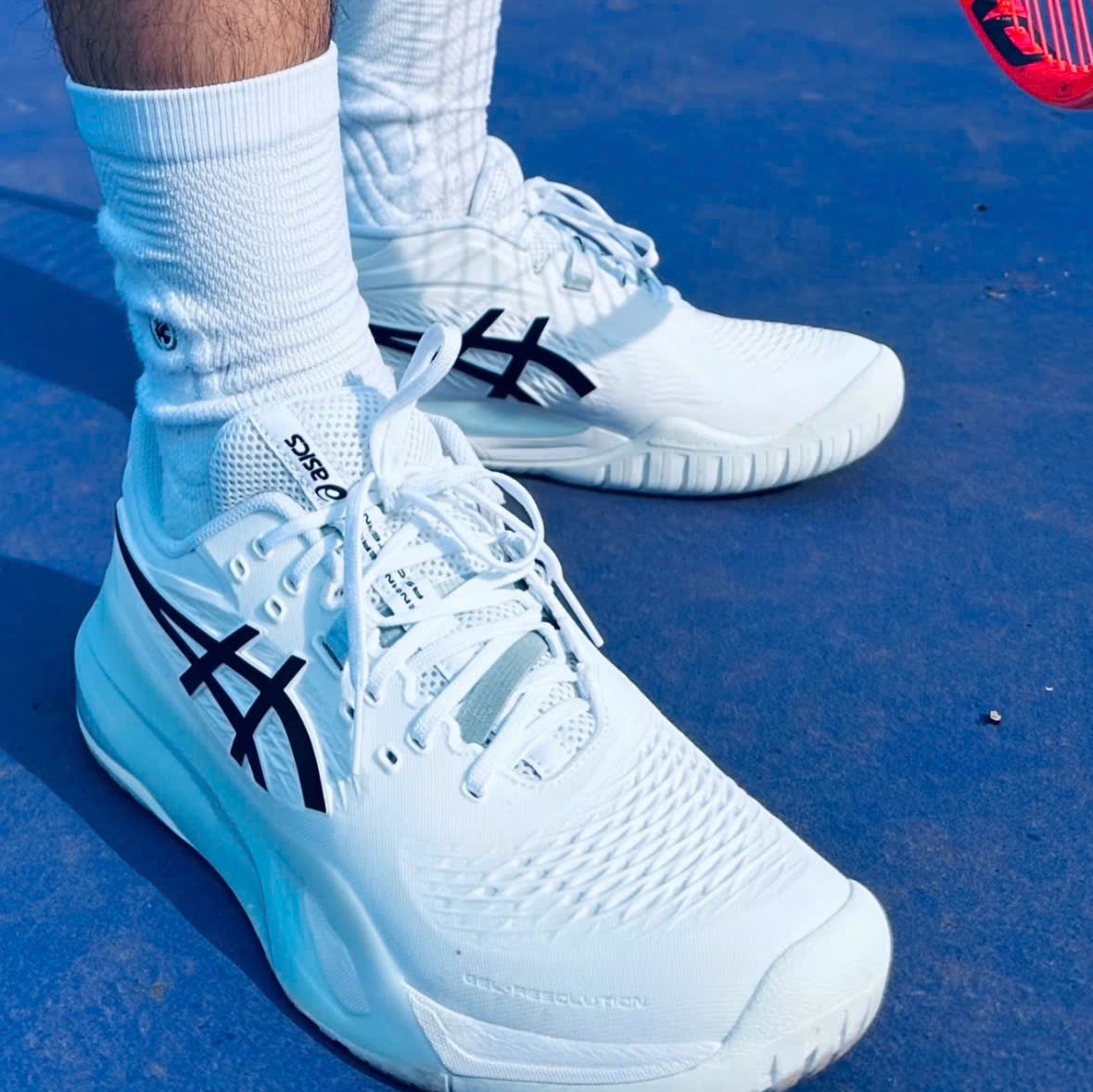 Giay Asics Gel Resolution X 'White Black' 1041A481-100