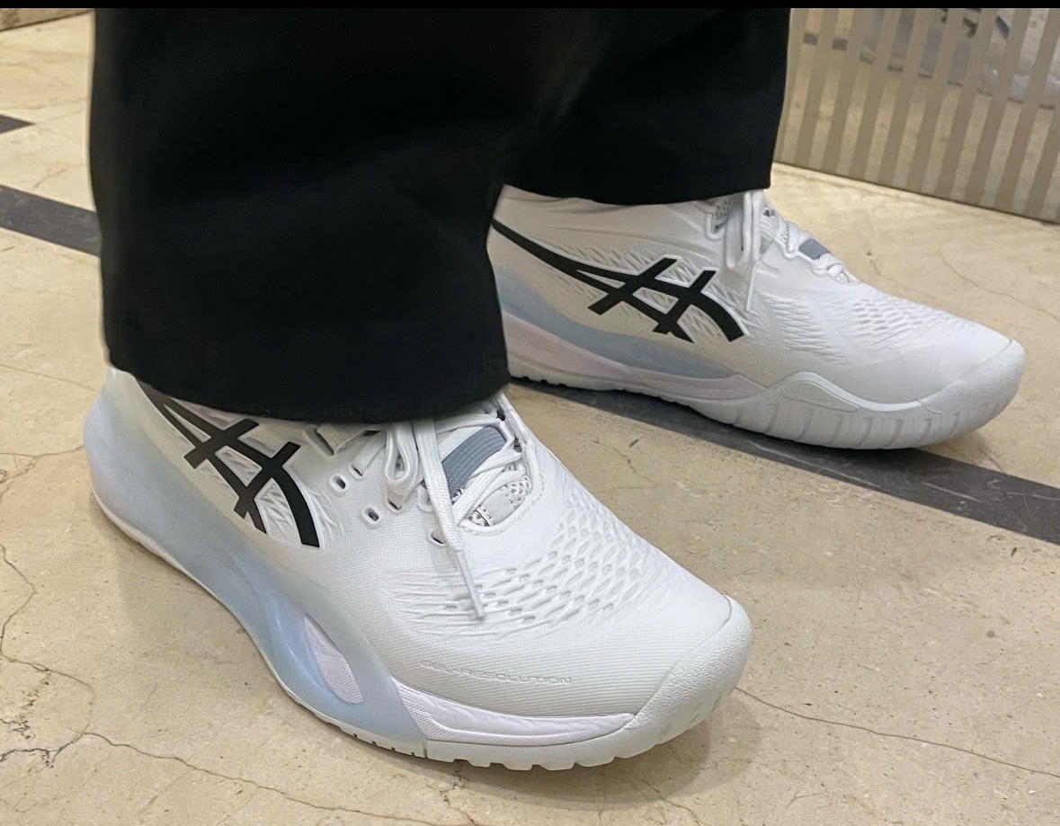 Giay Asics Gel Resolution X 'White Black' 1041A481-100